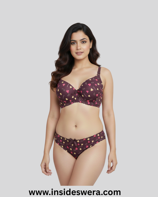 Heartfelt Comfort Bra and Panty Set